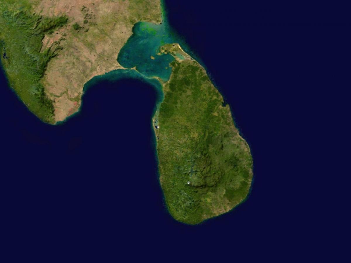 online satelitske karte iz Šri Lanke