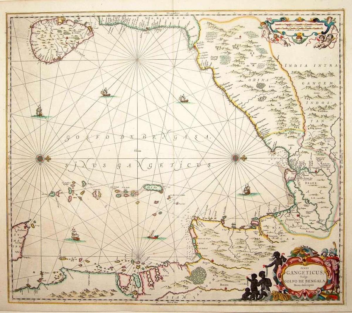 drevni Šri Lanke mapu