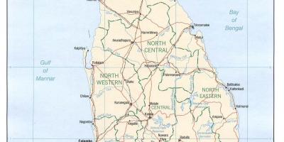 Šri Lanke gps karta online